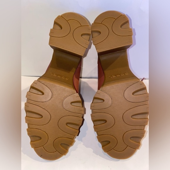 NEW Sorel Brex Waterproof Heel Lug Sole Lace-Up Boots Pink Rose Women 10M - Picture 6 of 7